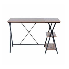 Стол компьютерный MADDIE B 120x48x78см черный, коричневый