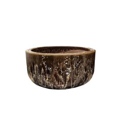 ქოთანი კერამიკული Mega Collections Glazed Bowl Falling 21x10სმ 3ლ ყავისფერი