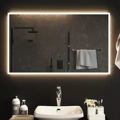 სარკე განათებით დეფოგერით Ensli 14088 SQUARE-D-LED 24W