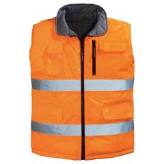 ჟილეტი დათბილული ორმხრივი Coverguard 7HWGO M ნარინჯისფერი