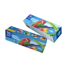 Freezer bag with zipper medium size Easy 10pcs