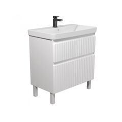 Тумба для ванной с умывальником FLUFFY 80-U White Vivace 80 см