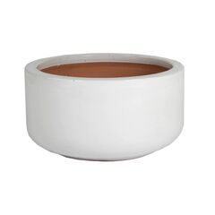ქოთანი კერამიკული Mega Collections Glazed Bowl 38x20სმ 20ლ თეთრი