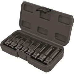 ბიტების ნაკრები მაგნიტური, დარტყმითი Topmaster 338800 T30-80 8 ც