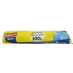Garbage bag Koroplast 100l 72x95cm 10pcs blue