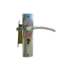 Set handle on bar and lock BT Group G872 60 mm. silver