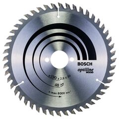 Circular disc Bosch Optiline Wood 190x2.6x30 mm 48