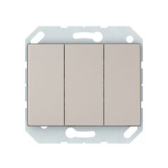Switch without frame Vilma Express XP 500 3 key champagne