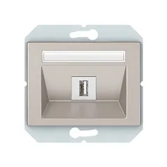 როზეტი Vilma Express XP 500 USB ww 1 განყოფილებიანი შამპანი
