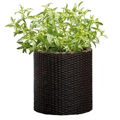 პლასტმასის ქოთანი ყვავილებისთვის Keter Cylinder Planter S 7 ლ