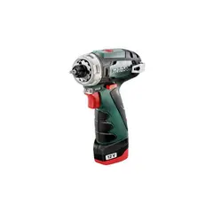 Battery drill-driver + accessory set Metabo PowerMaxx BS Basic