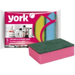 Губка для мытья посуды York Max 5 шт