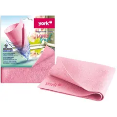 Салфетка гибридная микрофибра + губчатая York 6325