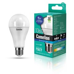Светодиодная лампа Camelion 15W A60 E27 6500K
