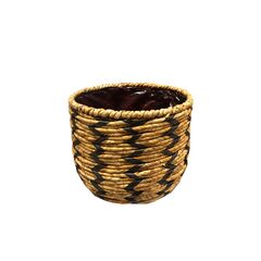 Wicker pot Mega Collections Loftier ZigZag Brown D31.5H60