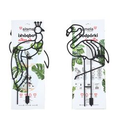 Plant support Lamela 550 bird plant supports - black