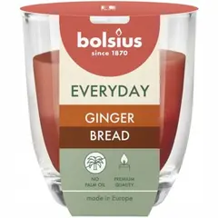 Candle in scented glass Bolsius Ginger bread 80/70 mm