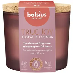 Candle in scented glass Bolsius Floral Blessings 66/83 mm