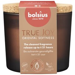 Свеча ароматичекая в стекле Bolsius Oriental Softness 66/83 мм