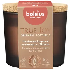 Candle in scented glass Bolsius Oriental Softness 66/83 mm