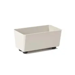 ქოთანი ყვავილის Lamela SAGA 375x170 recycled box - beige 6L