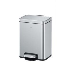 Metal bin with pedal Ekoflora silver 21x22x30.1 cm 6 l