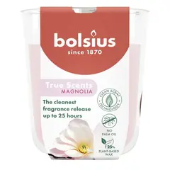 სანთელი არომატული მინაში Bolsius Magnolie 80/73 მმ
