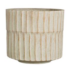 ქოთანი კერამიკული Apiro pot round off white - h27xd31cm