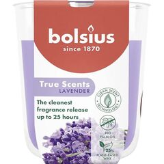 Свеча ароматичекая в стекле Bolsius Lavender 80/73 мм