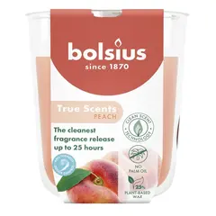 სანთელი არომატული მინაში Bolsius Peach 80/73 მმ