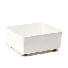 Горшок цветочный Lamela SAGA textil - b/cream 28.5x28.5 см