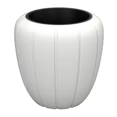 Горшок цветочный Lamela Flower pot GAJA 400 short - white