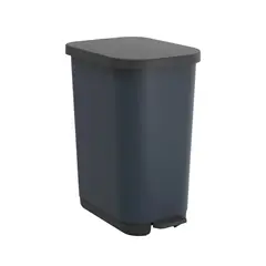 Ведро мусорное с педалью Rotho RIBO синяя 35 л