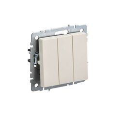 Switch without frame IEK BRITE 3 10A VS10-3-0-BrB