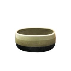 Pot ceramic Mega Collections Duet Oval Green L28W17H12