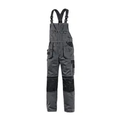 Work overalls gray with black inserts American Safety ASOGBS-B L