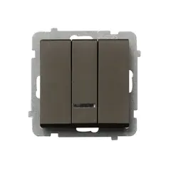 Выключатель без рамки Ospel ŁP-13RS/m/40