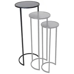 Flower pot stand Mega Collections Eton Plantstand Round Black D33H88