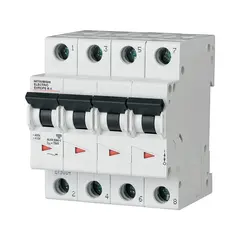 მოდულური ავტომატური ამომრთველი Mitsubishi Electric 4P C6 10kA 719794