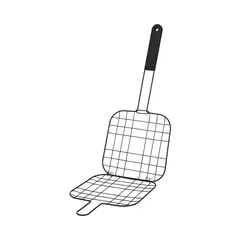 Сетка для барбекю HAMBURGER GRILL NONSTICK 58x27x3 см