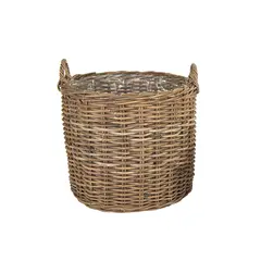 Wicker pot Mega Collections Large Kubu Basket Round -F- D35H35