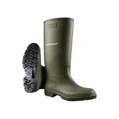 Резиновые сапоги химические Dunlop 9SELE 43 зелёные