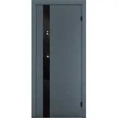 Дверной блок Terminus Solid 802 малаxит №802 Стекло - планилак черный 38x800x2150 mm