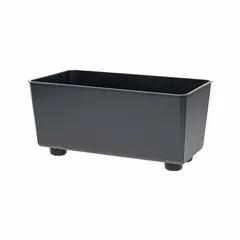 Горшок цветочный Lamela SAGA 375x170 recycled box - anthracite 6L