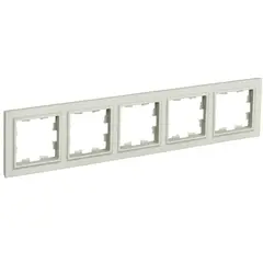 Frame IEK BR-M52-K10 BRITE 5 universal beige