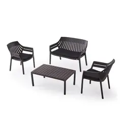 Furniture set HILTON SET (SPS-H010) 119x67x82/70x66x81/ 96x59x40