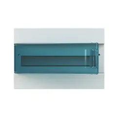 Plastic shield ABB 18 overhead white IP41