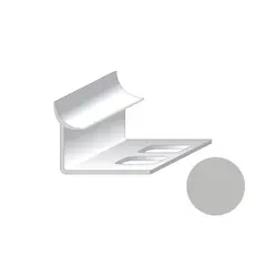 Inside corner for tiles Salag PVC 9/2500 mm silver
