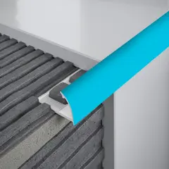 External corner SALAG 019017 PCV 9mm/2,50m Blue pastel