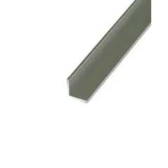 Aluminum corner PilotPro Silver 20х10х1,2 2 m